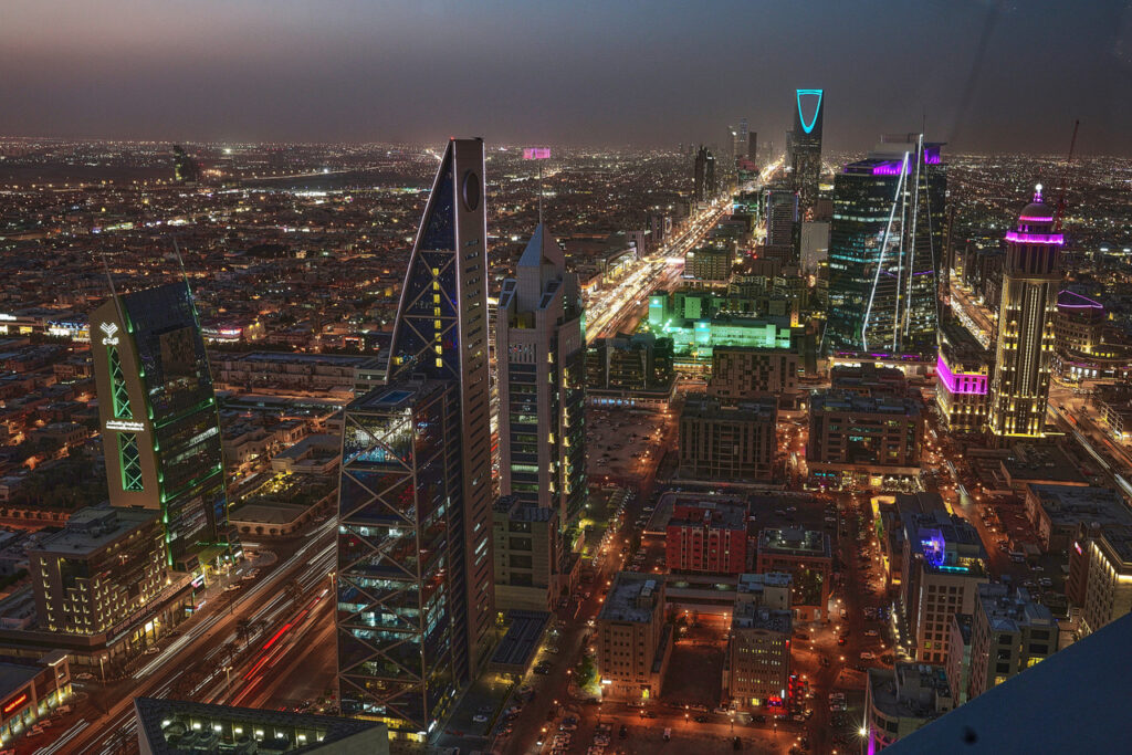 Riyadh: View to Kingdom Tower