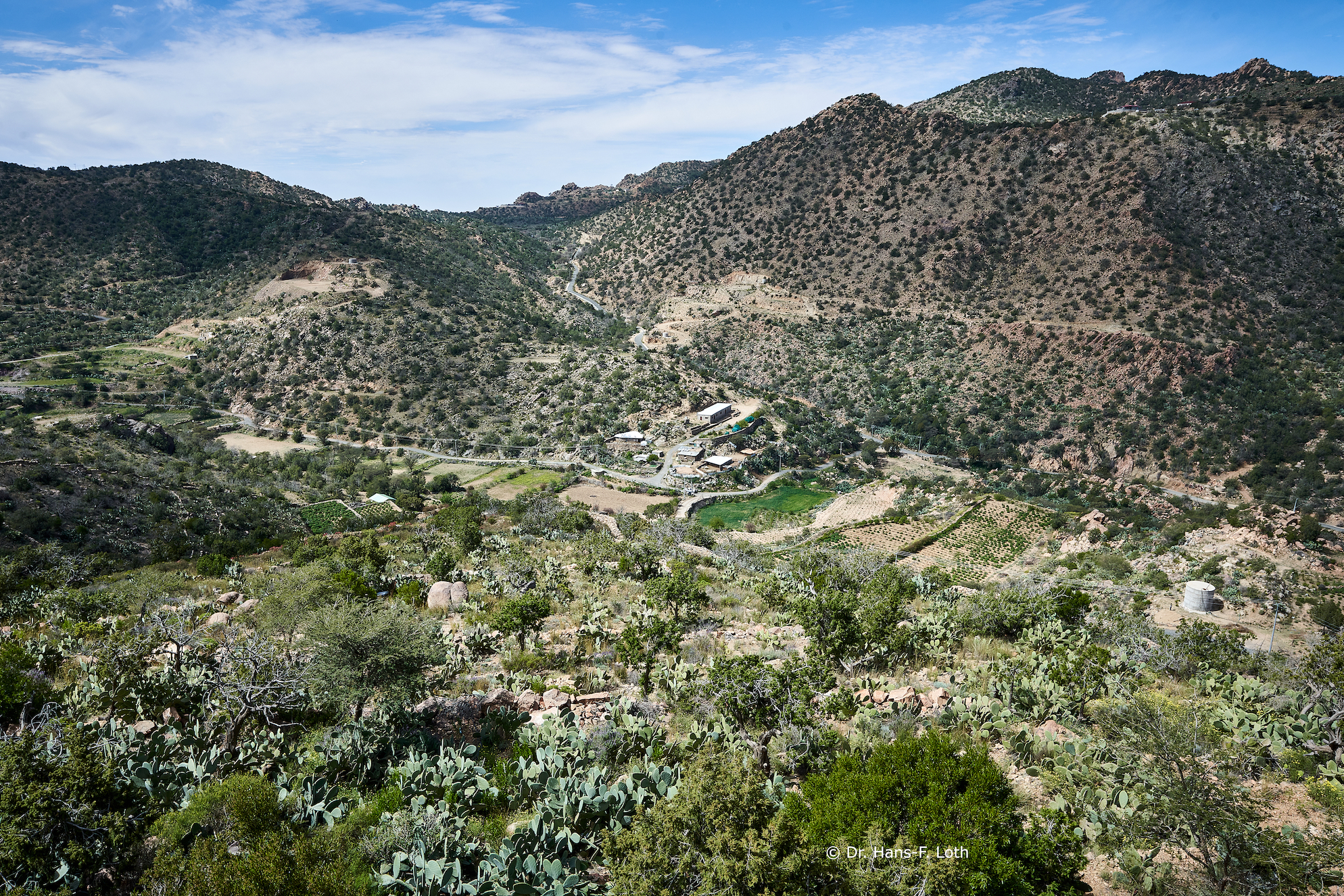 Landscape southwest Jabal Dakka Area not far from the City of Taif