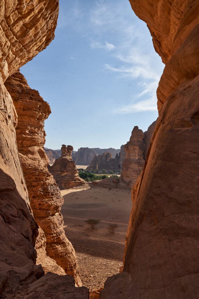 Vessel Hole Rock Al Ula