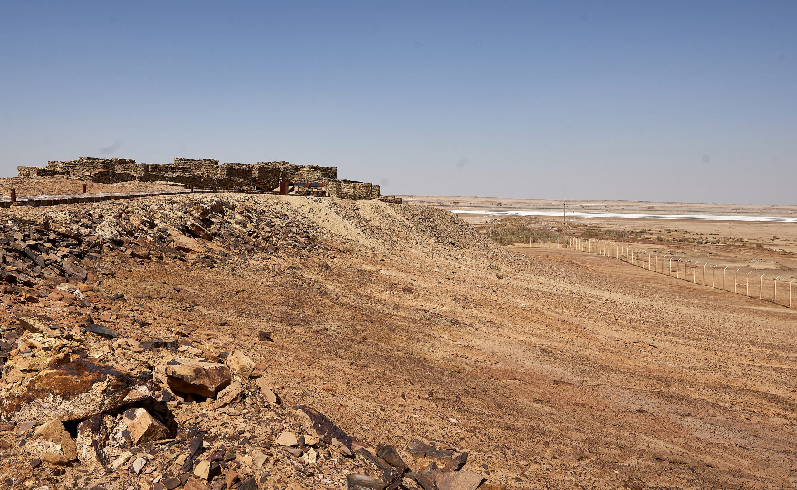 The temple ruins of Salma in Tayma