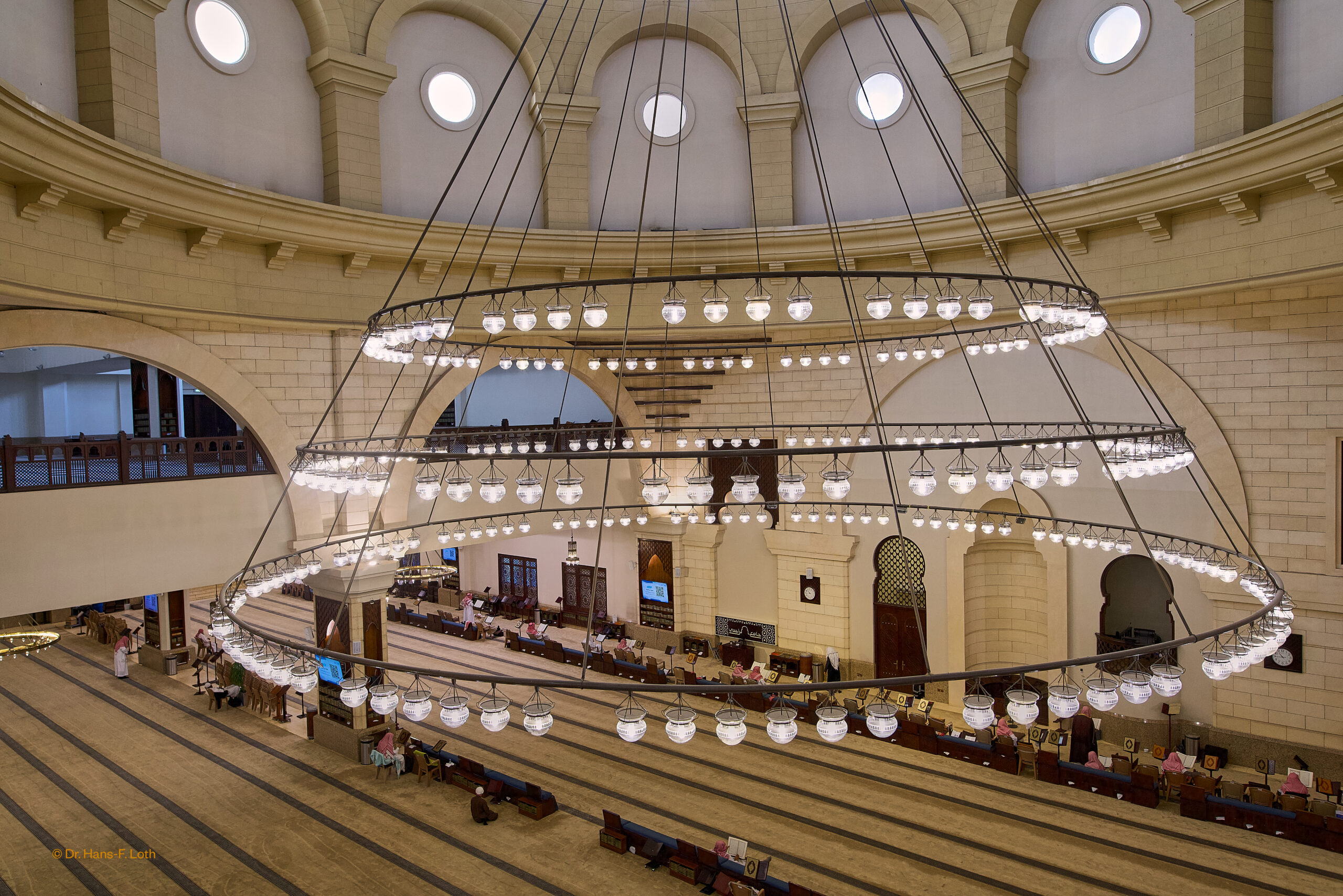 Prayer Hall Al Rajhi Mosque, Riyadh