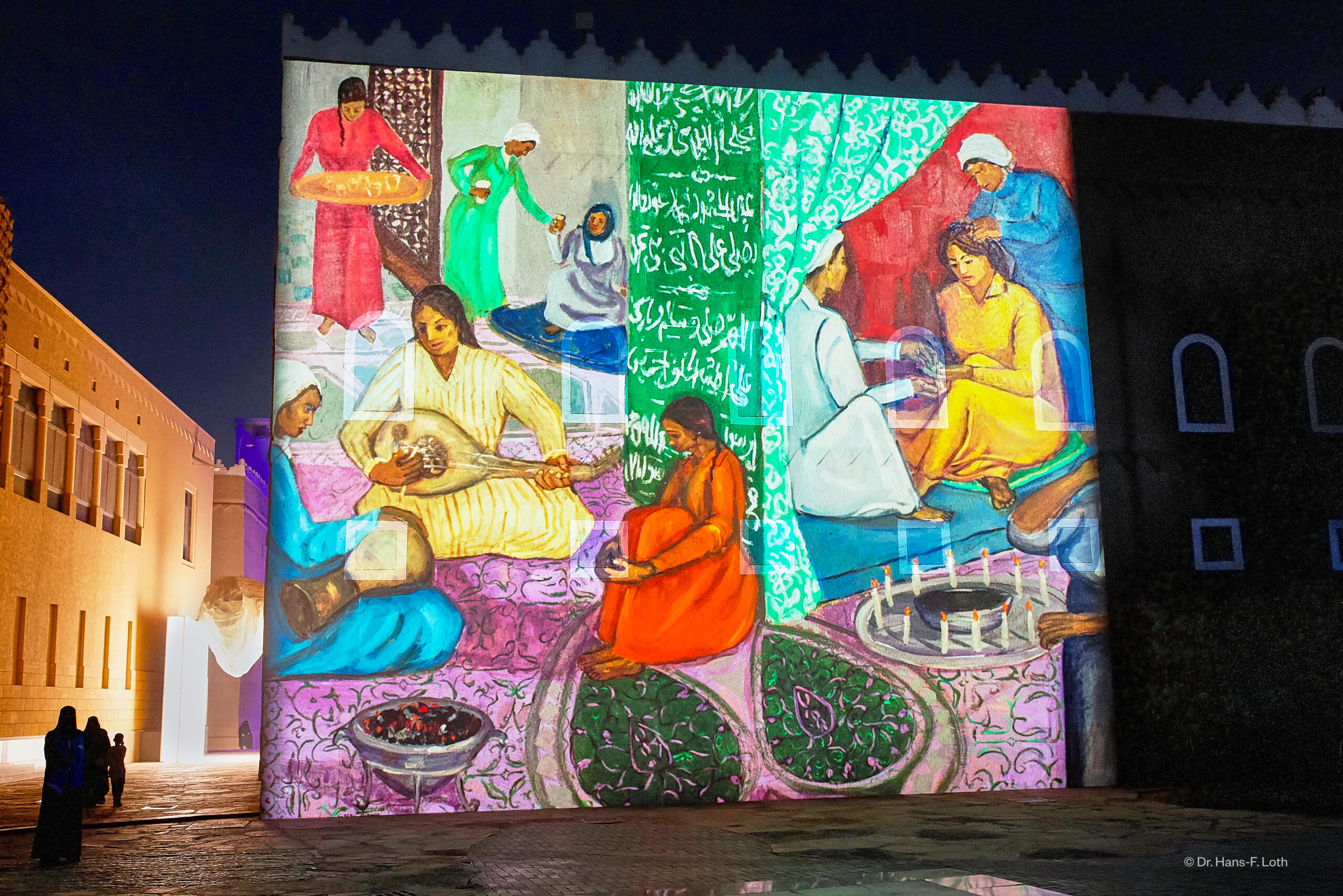 Noor Light Art Murabba Palace Riyadh 2025
